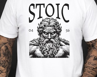 Stoic Philosophy Shirt | Men's Graphic Tee, Streetwear T-Shirt