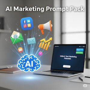 AI Marketing Prompt Pack – 20 ChatGPT Prompts for Small Business Copy & Social Media