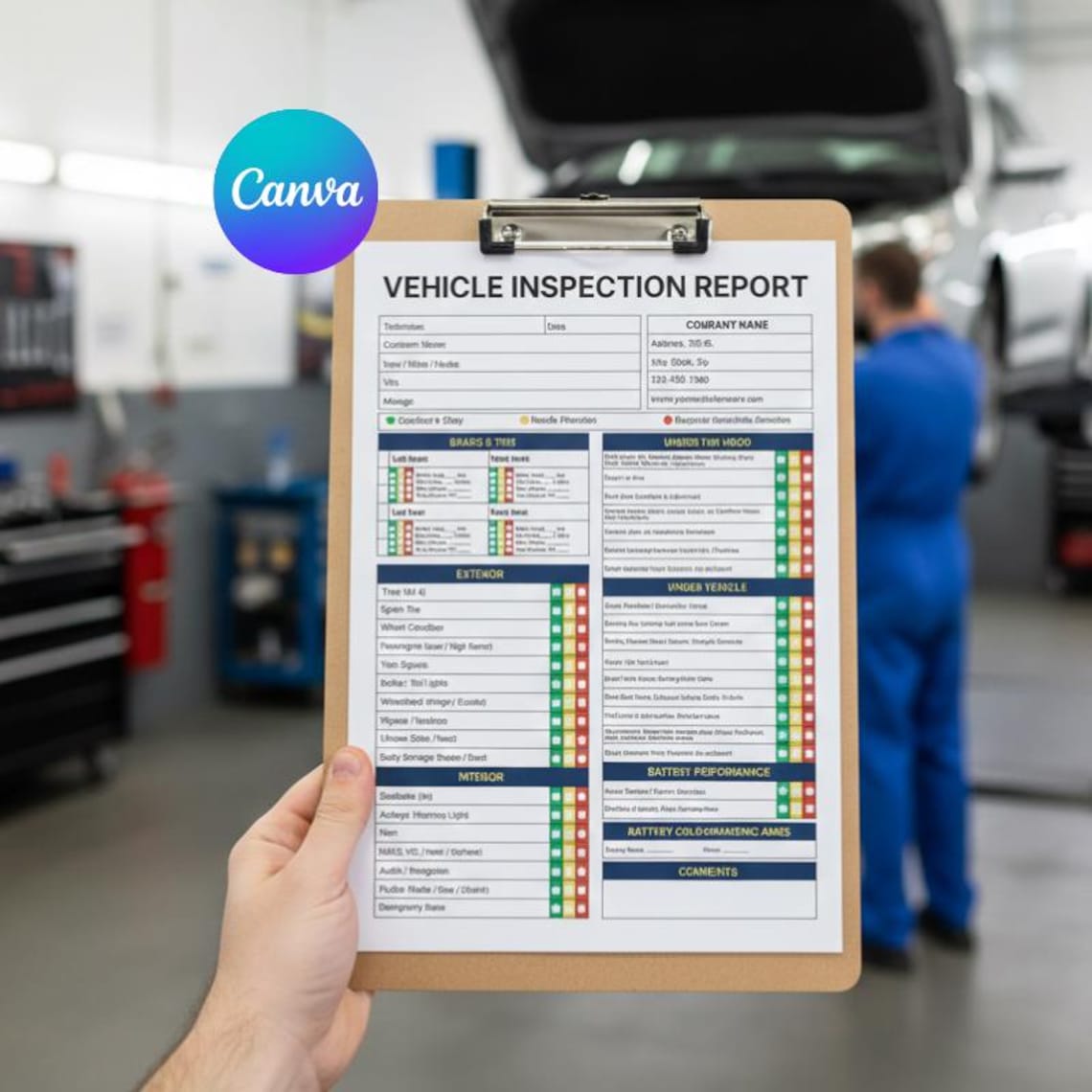 Smog Vehicle Inspection Report.pdf Editable Vehicle Inspection Report PDF for Auto Repair | Printable Car ...