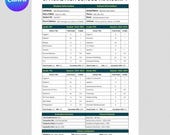 Official High School Transcript Template, Editable Student Grade Tracker, Canva Homeschool Transcript, Printable GPA Transcript Form