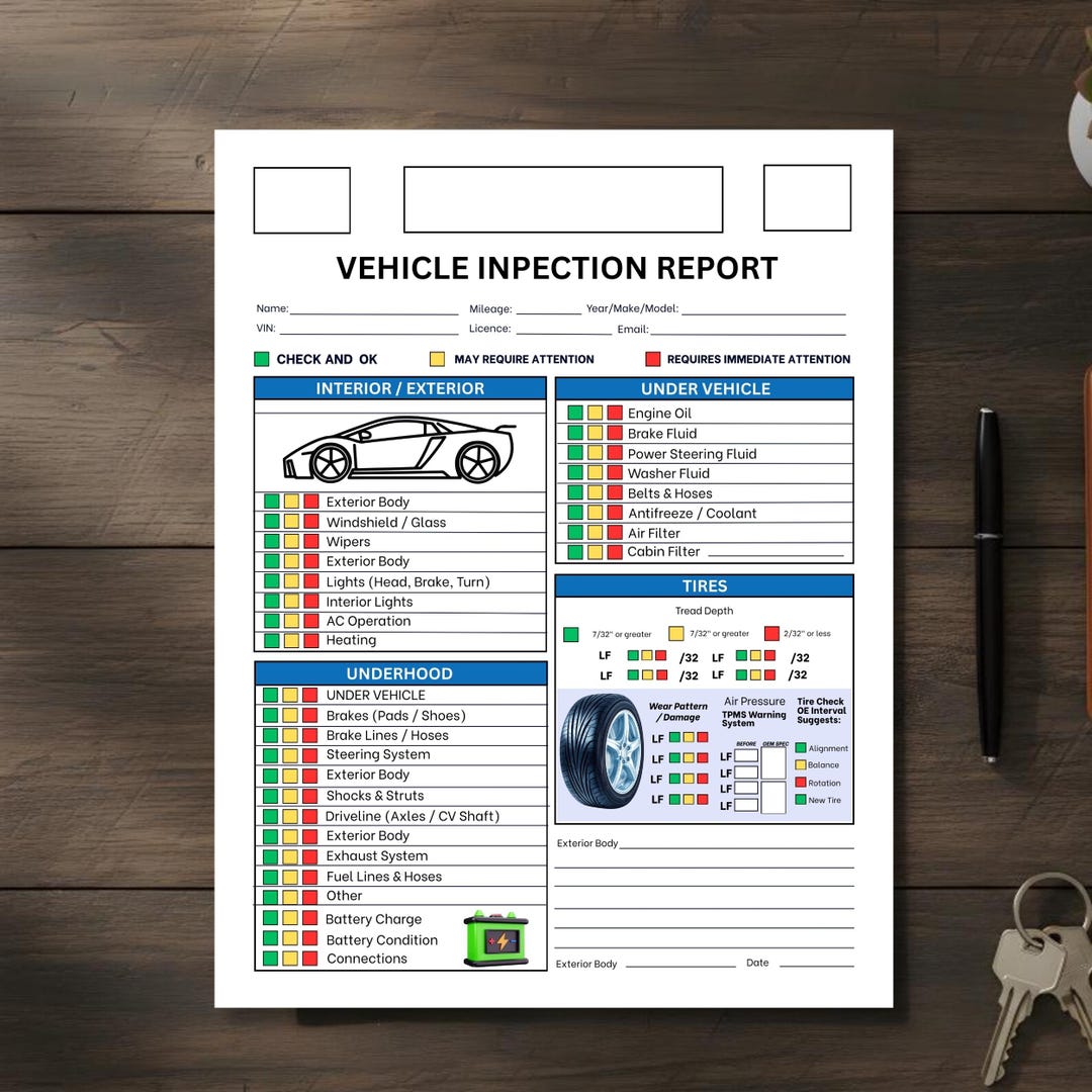 Vehicle History Report Template Editable in Canva, Car Sale Information ...