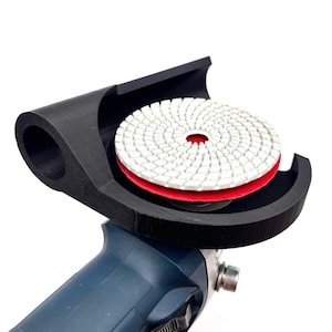 Dust Collector Attachment for 100mm Polishing Pads – Vacuum Shroud for 125mm Angle Grinder – Fits “Turtle” Pads