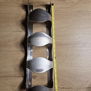 ancien porte bouteille chromé pliable