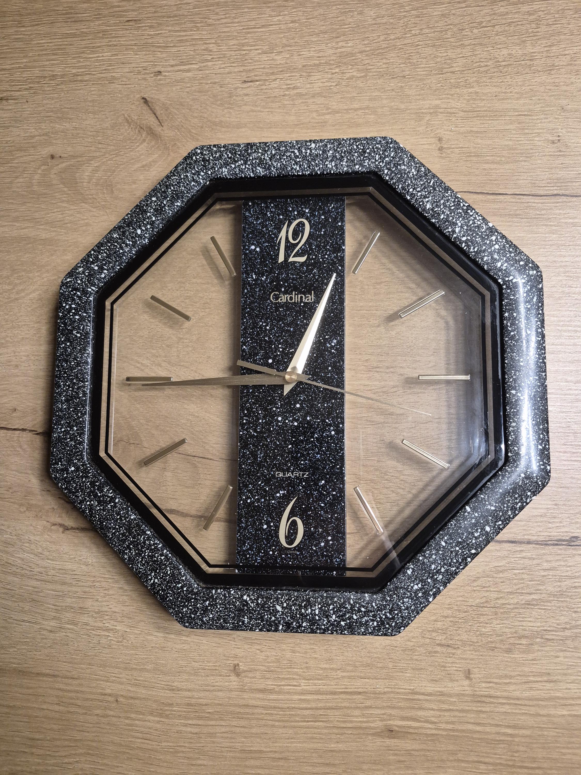 Vintage Cardinal Quartz Clock / Memphis Clock - 90s Retro Clock - Etsy