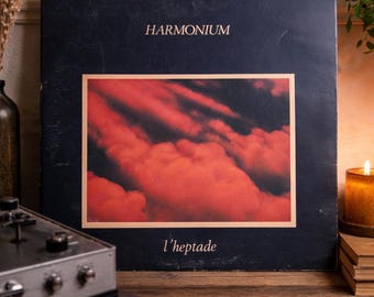 Vintage 1976 Harmonium L’Heptade double LP vinyl, CBS Quebec prog rock cult album for collectors