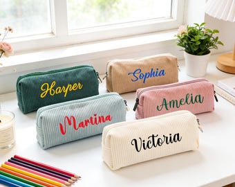 Astuccio personalizzato con custodia con nome personalizzato per studenti che tornano a scuola