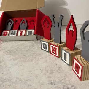 Ohio State Blocks: Officially Licensed Fan Cave Decor