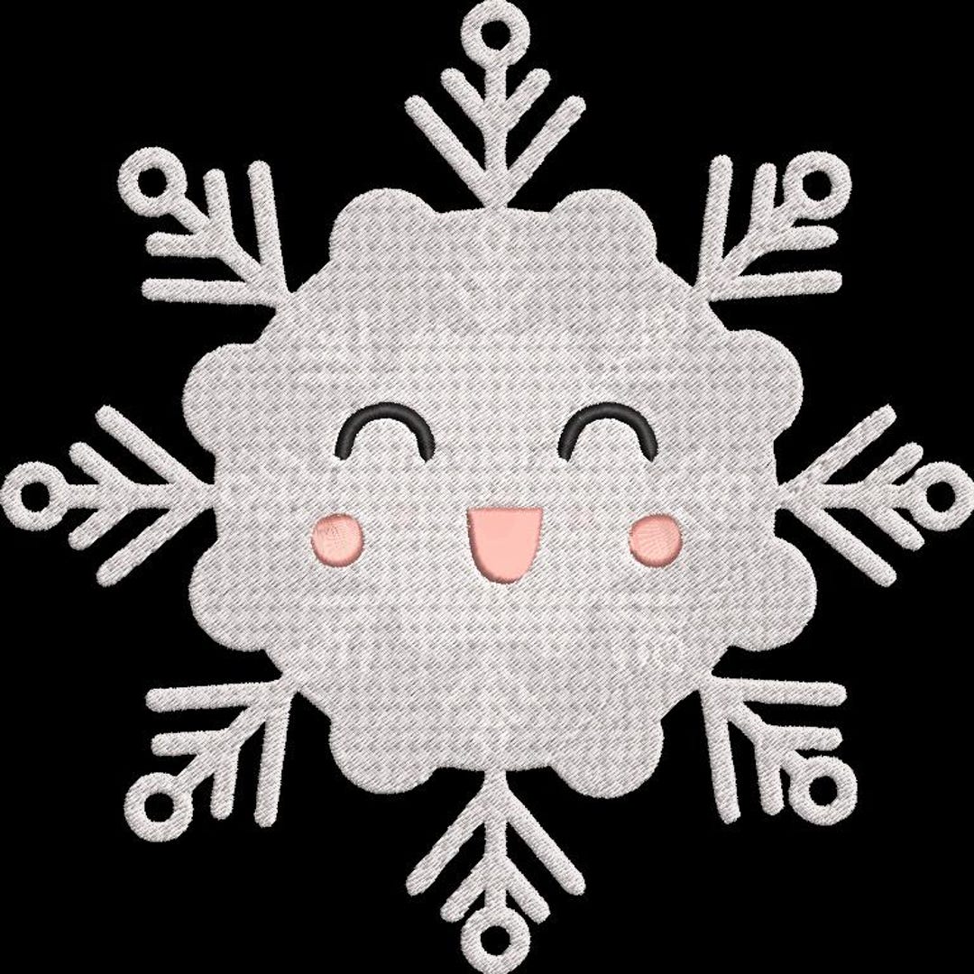 Snowflake With Design Snowflake Bundle Embroidery Design Snowflake Embroidery Design ...