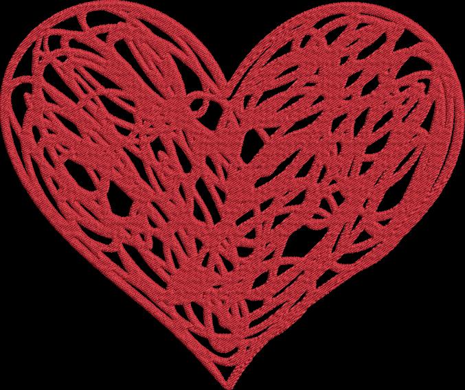 Red Heart Embroidery Design Bundle: Mini Heart Applique (digital ...