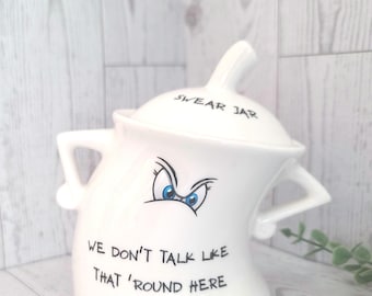 Angry Swear Jar, 10oz sassy little jar with a big attitude.
