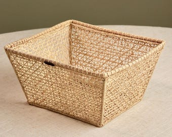 Rectangular Basket - Made of Iraca Palm - Home Decor