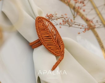 Autumn Napkin Rings - Thanksgiving table decor sold by the Set of 4