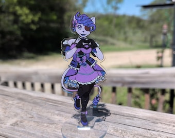 ねころ Vtuber ペルソナ クリアアクリルスタンド – アニメキャラクターディスプレイ