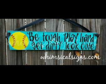 Softball gift, Softball Decor, Fast Pitch gift, Softball team gift, Varsity High School sport, softball wall art, softball quotes