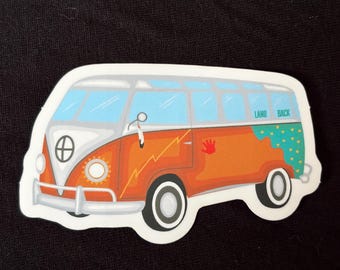 Land Back powwow van vinyl sticker