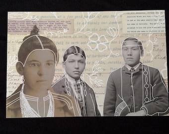 Carlisle art collage postcard