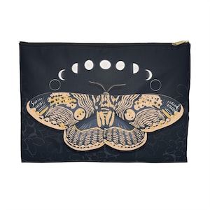 Owl moth accessory pouch