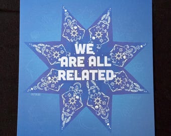 We Are All Related Mitakuye Oyasin postcard