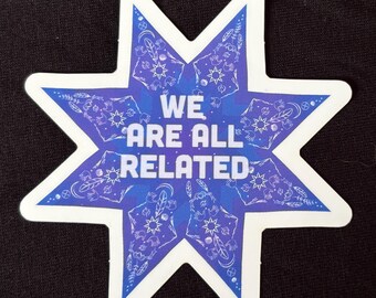 We Are All Related Mitakuye Oyasin Lakota vinyl sticker