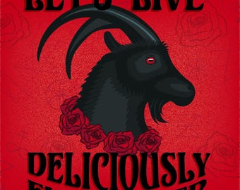 Let's Live Deliciously Ever After Notecard