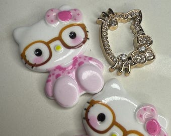 Charm de gatito con parte trasera plana