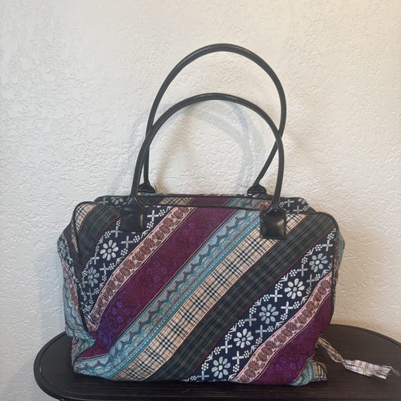 World According to Jess Patchwork Weekender Duffl… - image 19