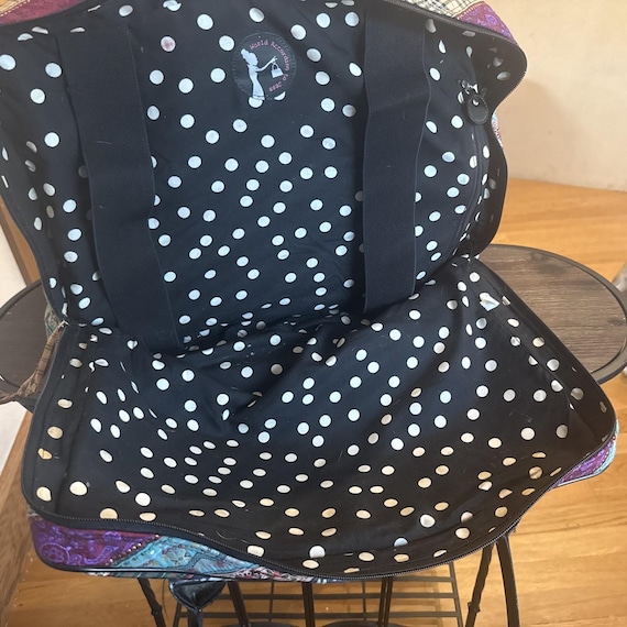 World According to Jess Patchwork Weekender Duffl… - image 16