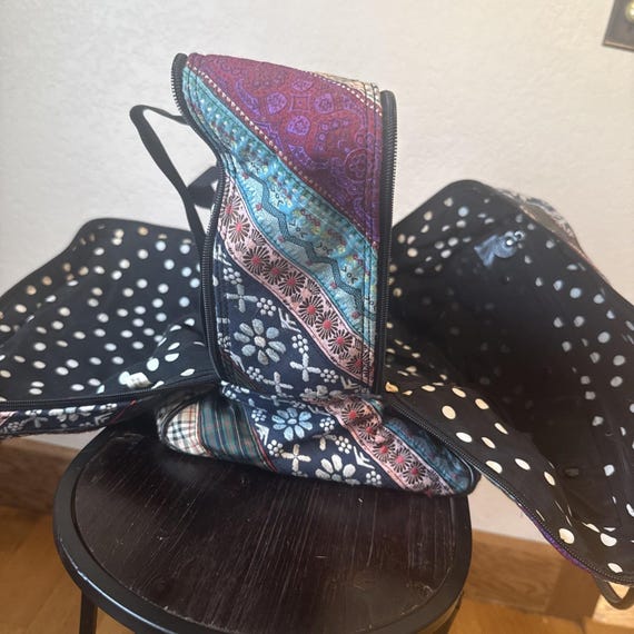 World According to Jess Patchwork Weekender Duffl… - image 14