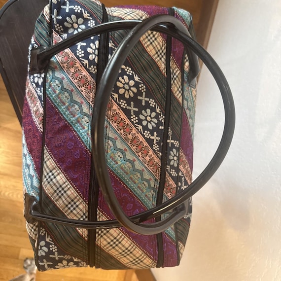 World According to Jess Patchwork Weekender Duffl… - image 11