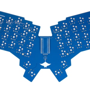 Mantaray Keyboard PCB - Ergonomic DIY Keyboard with Low Profile Hotswap Choc Switch & QMK Support