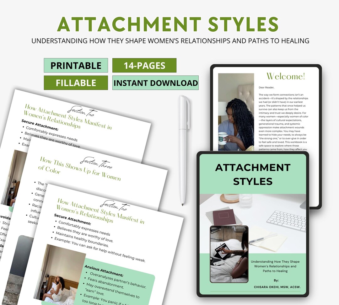 Attachment Styles Workbook: Healing Relationship Patterns for Women - Etsy