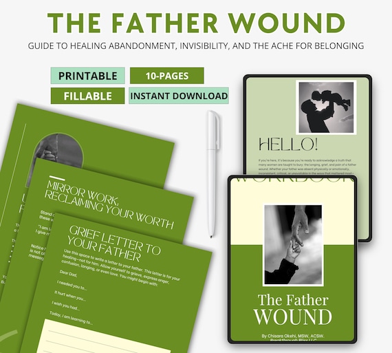 Father Wound Workbook: Healing Journal for Inner Child (Digital Trauma Recovery Guide)