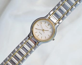 時計 vintage SEIKO EXCELINE GOLD 4N20-0370 時計 vintage SEIKO