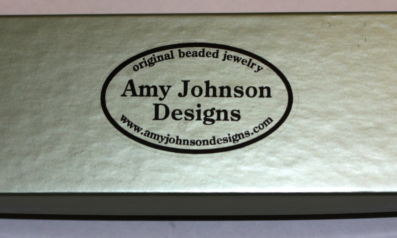 Gift Amy Johnson Designs N1074 turquoise and ecru,Flower Drop Necklacee Jewelry Necklace Beadwoven Pendant of Rulla Beads