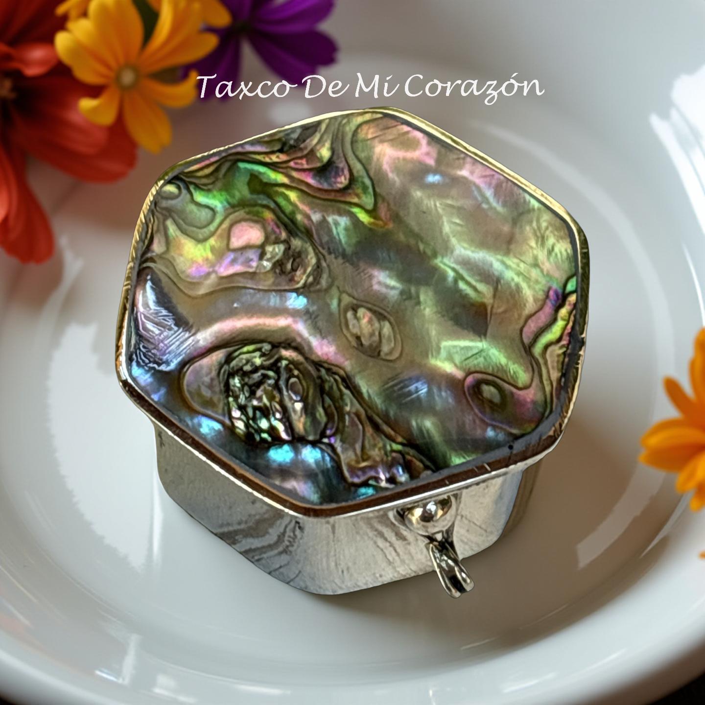 Boucle De Ceinture En Alpaga Vintage De Mexico - Marque Taxco Metales - Pièce Artisanale Mexicaine