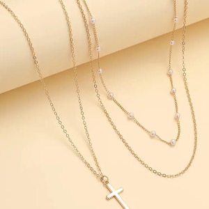 Christian gold rosary