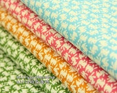 V848 - cute rabbits - Half Yard (  4 color to choose)