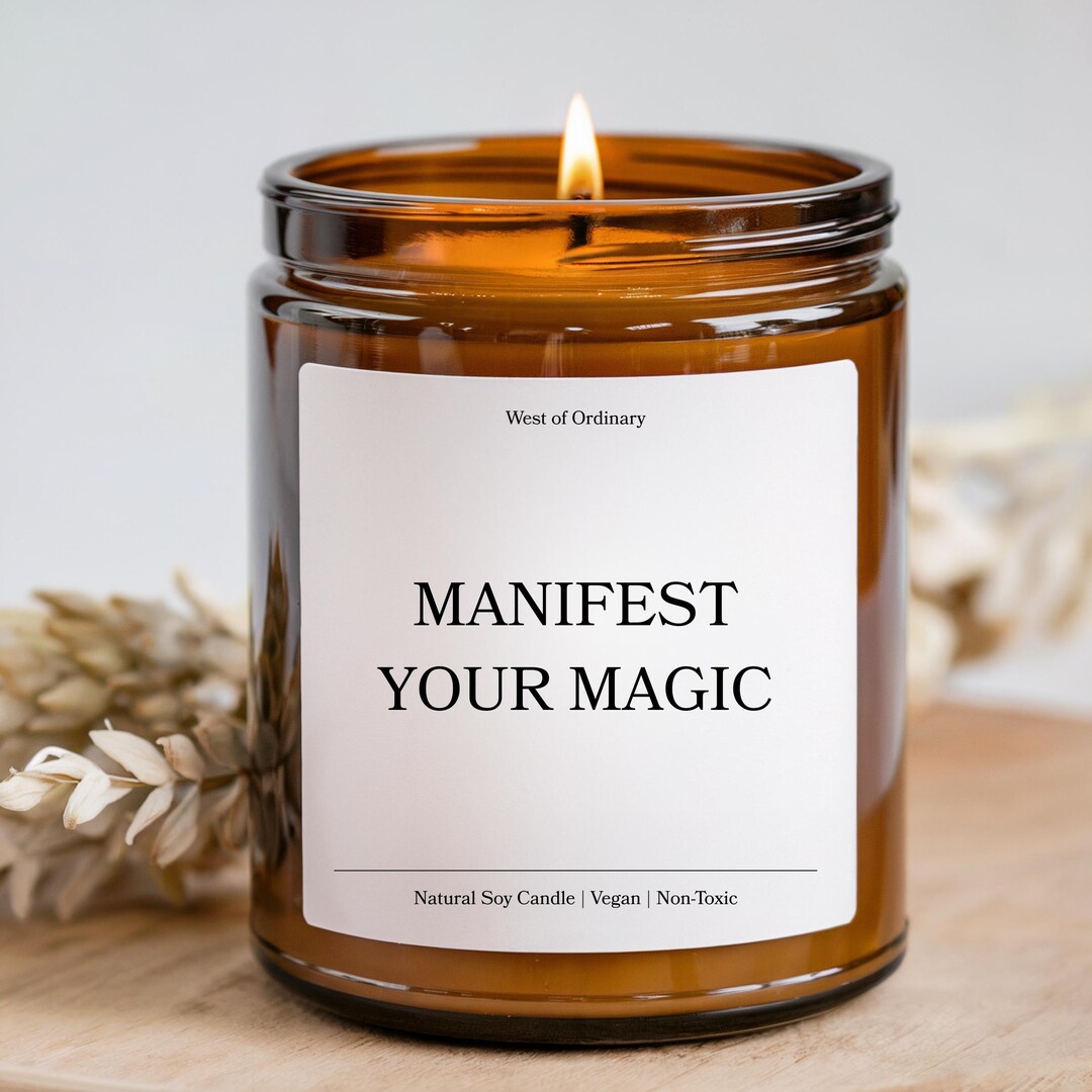 Magic Candle, Manifestation Gift, Manifest Your Magic, Manifestation ...