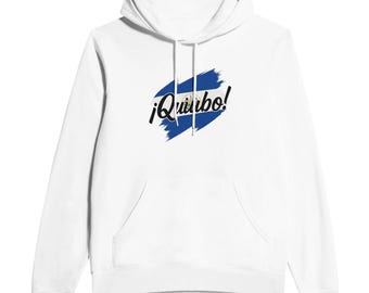 エルサルバドル Quiubo パーカー – エルサルバドルスラングプルオーバースウェットシャツ、中米プライドストリートウェア、エルサルバドルギフト