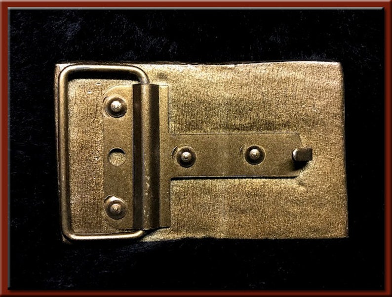 POLISH ARMED GUARD Belt Buckle fits up to 1 3/4 Belt. 2 1/8 High, 3 1/4 Wide. image 2