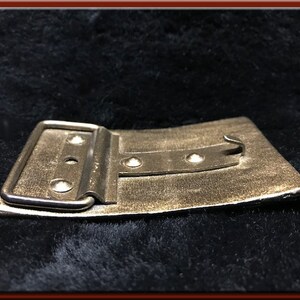 POLISH ARMED GUARD Belt Buckle fits up to 1 3/4 Belt. 2 1/8 High, 3 1/4 Wide. image 3