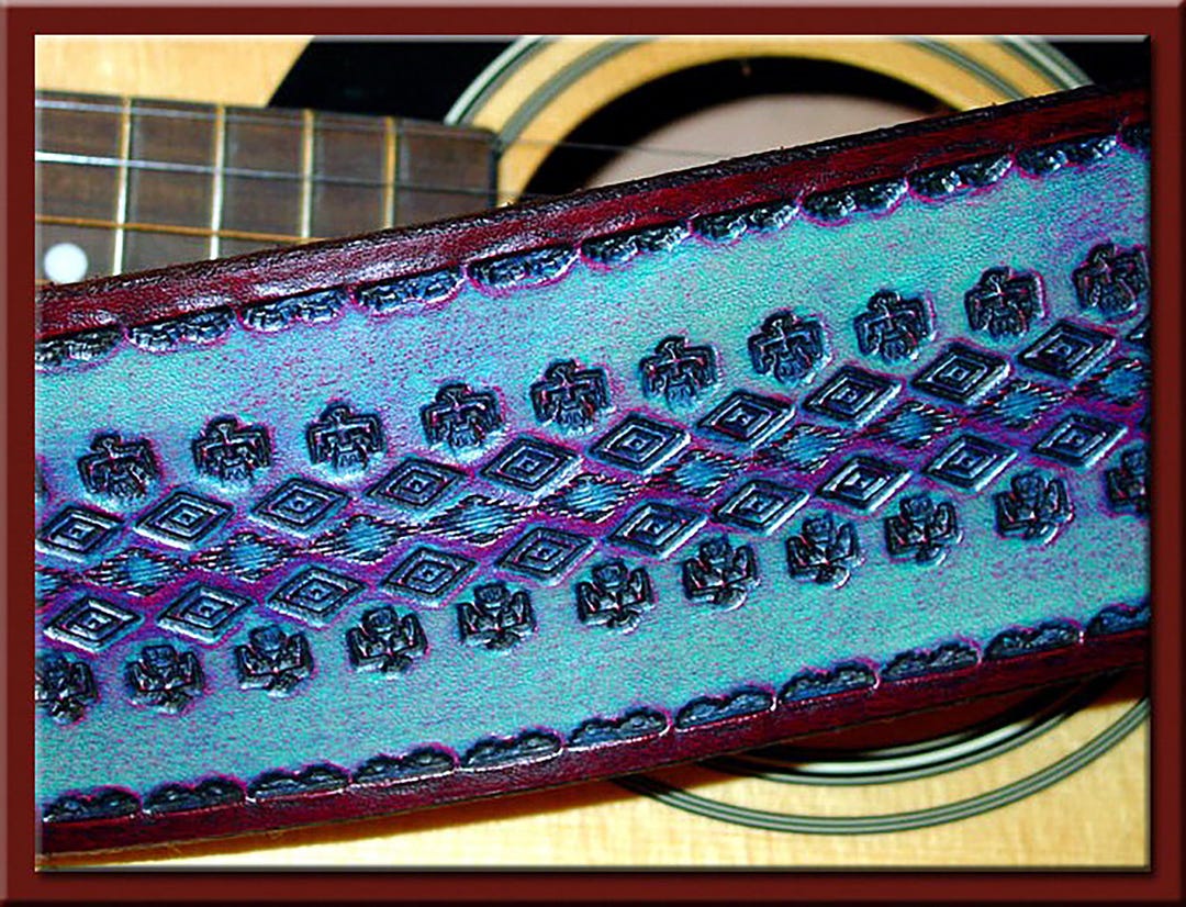 NATIVE AMERICAN THUNDERBIRD Design • A Beautifully Hand Tooled, Hand ...