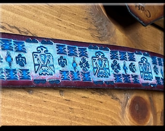 THUNDERBIRD #2 DESIGN •  Designer Leather Belts •