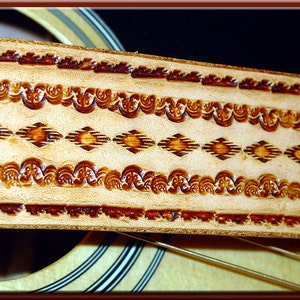 DIAMOND LA PAZ Design A Beautifully Hand Tooled, Hand Crafted Leather ...