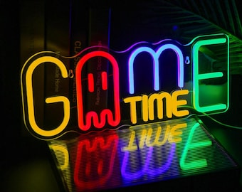 Insegna al neon a LED Gamepad - Applique dimmerabile per sala giochi, camera da letto, feste e regali