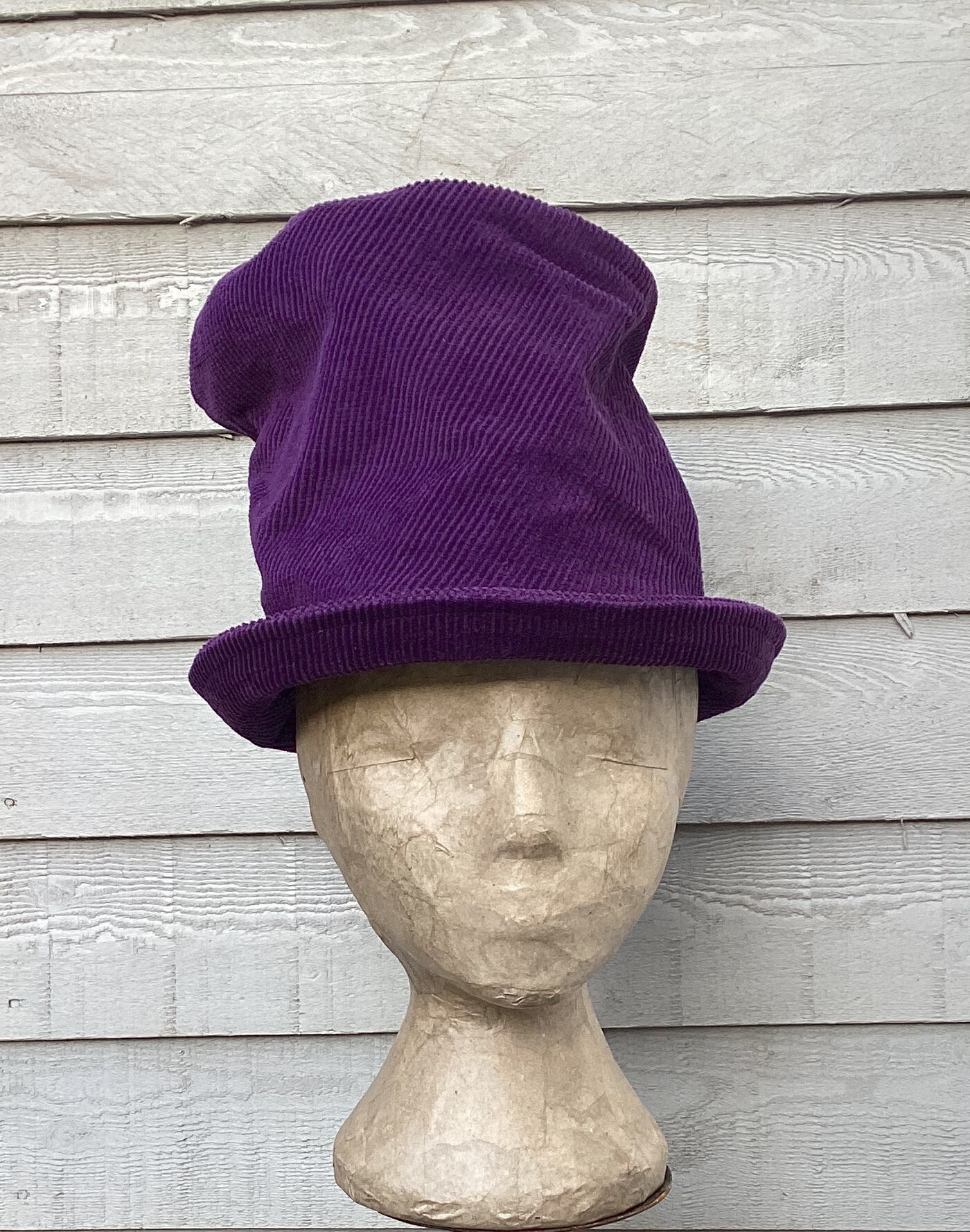Sombrero de copa marrón alto para hombre, sombrero loco de mago Wonka,  accesorio para disfraz de Halloween, color marrón, talla única, Marrón