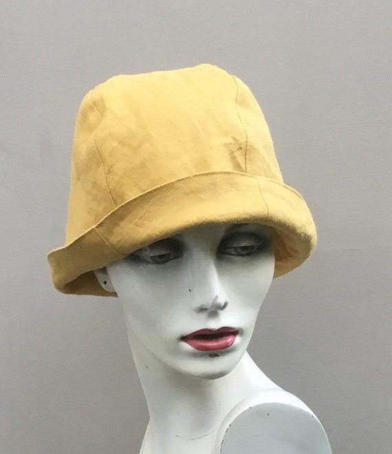 mustard yellow bucket hat