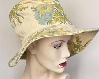Woodland Top hat,Handmade festival hat,fairycore hat, handmade slouchy Tall Hat, sustainable fashion