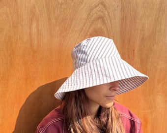 Wide Brim Sun Hat | Soft Summer Hat | Sustainable Women’s Sun Hat | Cottagecore Beach, Garden Hat