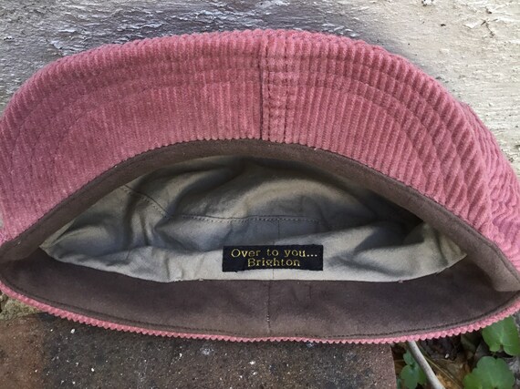 Pink Corduroy Fisherman Cap Recycled 